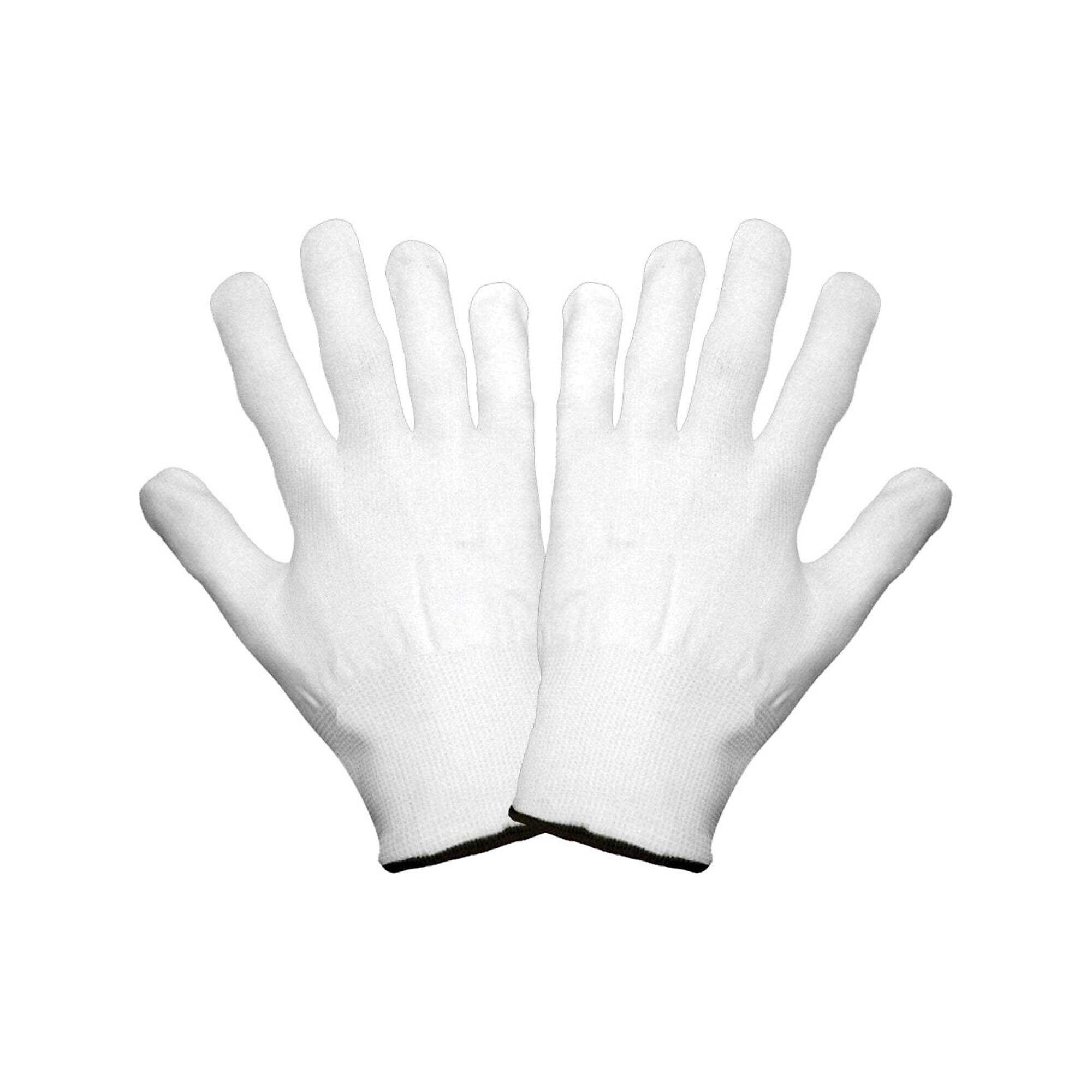 Global Glove 15ga Reversible Low-Lint Nylon Inspectors Gloves - 300 Pairs
